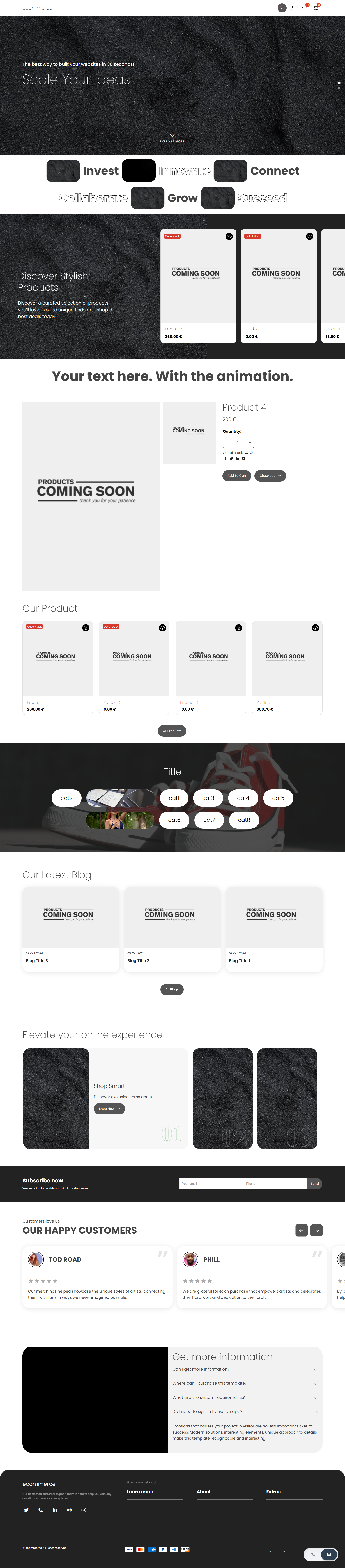 Logo des modernen E-Commerce-Shops